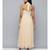 Label Ritu Kumar Off White Halter Neck Sleeveless Long Dress