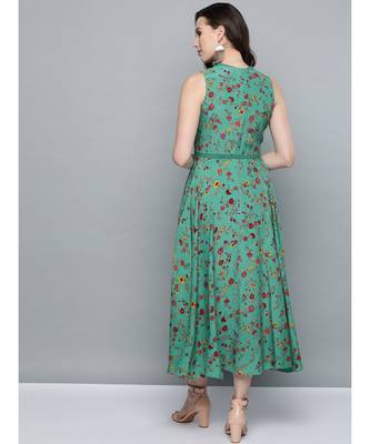 Label Ritu Kumar Green Label Sleeveless Long Dress 3