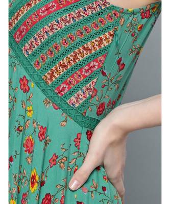 Label Ritu Kumar Green Label Sleeveless Long Dress 4