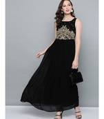Label Ritu Kumar Black Label Sleeveless Long Dress
