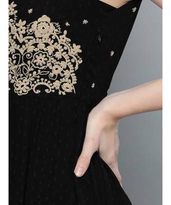 Label Ritu Kumar Black Label Sleeveless Long Dress 4