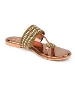 Flat ethnic footwear 