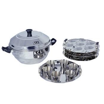 KCL Idly maker cum steamer plain 21 idly 1