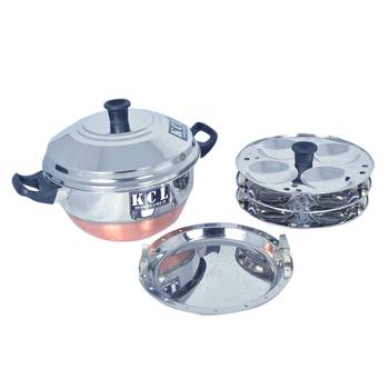 KCL Idly maker cum steamer copper bottom 12 idly 1