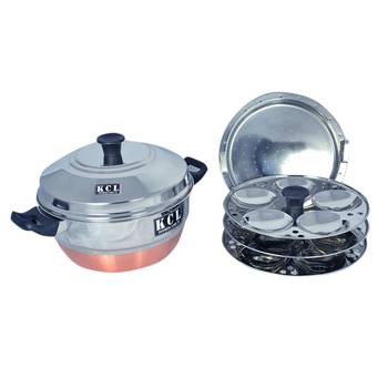 KCL Idly maker cum steamer copper bottom 15 idly 1