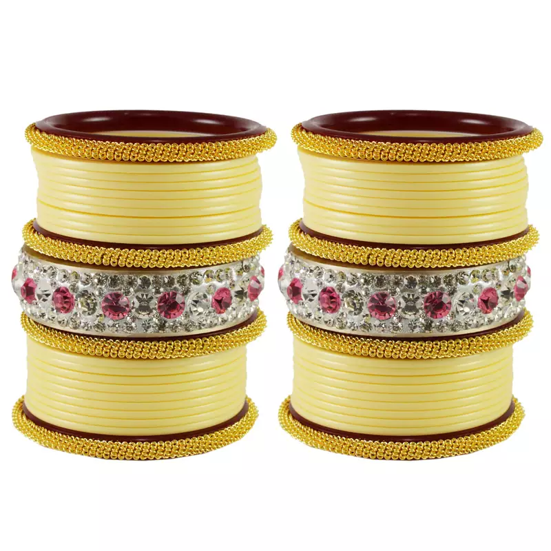 Attractive Bangles Color Cream