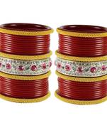 Designer Bangles Color Red