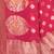 Coral Color Pure Chiffon Banarasi Silk Saree