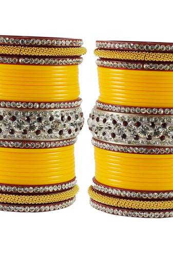 Dazzling Bangles Color Yellow