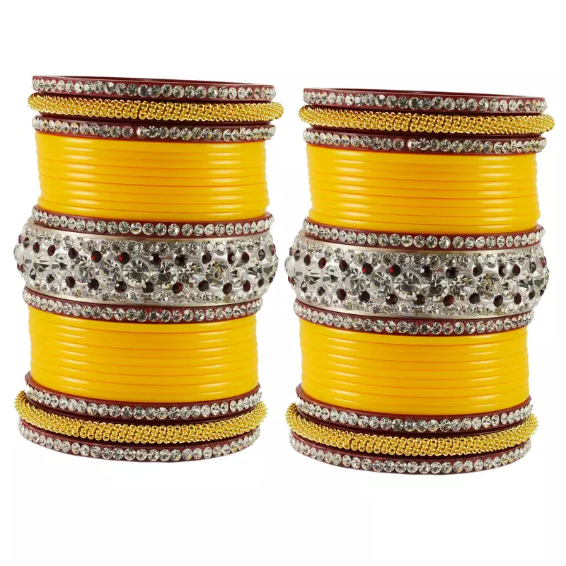 Dazzling Bangles Color Yellow