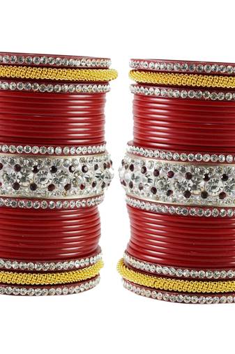 Unique Bangles Color Red