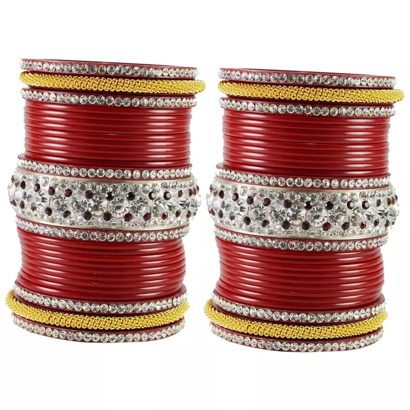 Unique Bangles Color Red
