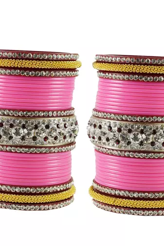 Attractive Bangles Color Pink