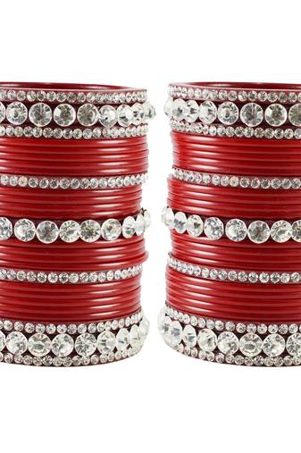 Unique Bangles Color Red
