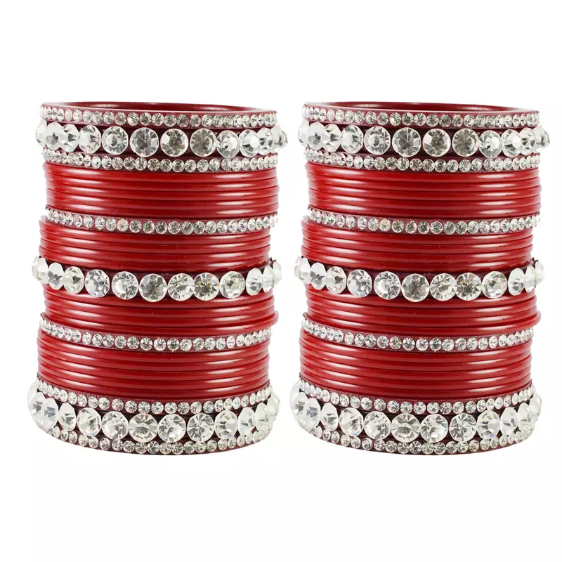 Unique Bangles Color Red