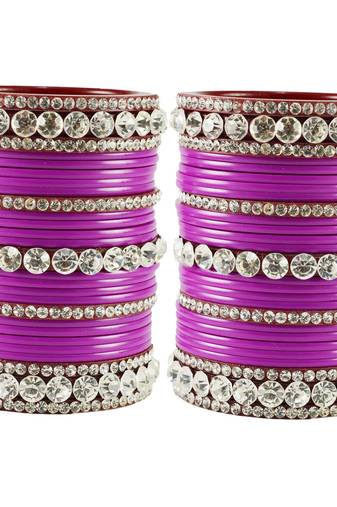 Antiqe Bangles Color Purple