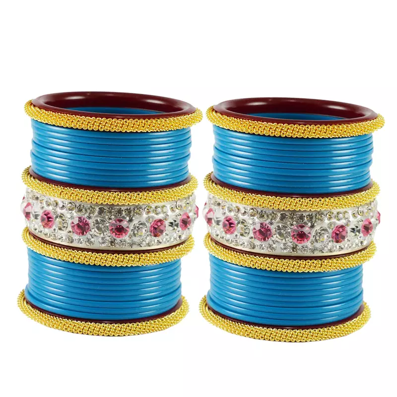 Beautiful  Bangles Color Firozi