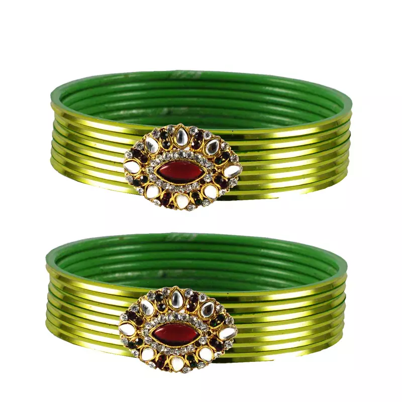Attractive Bangles Color Light Green