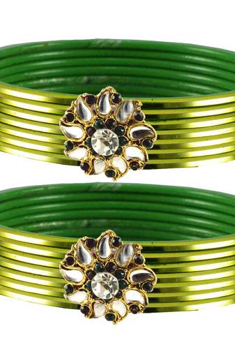 Outstanding Bangles Color Light Green