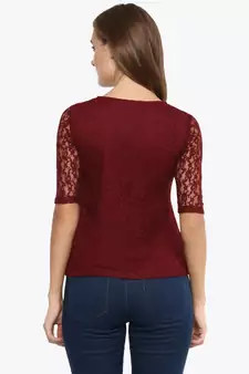 Lace Get Going Crop Top