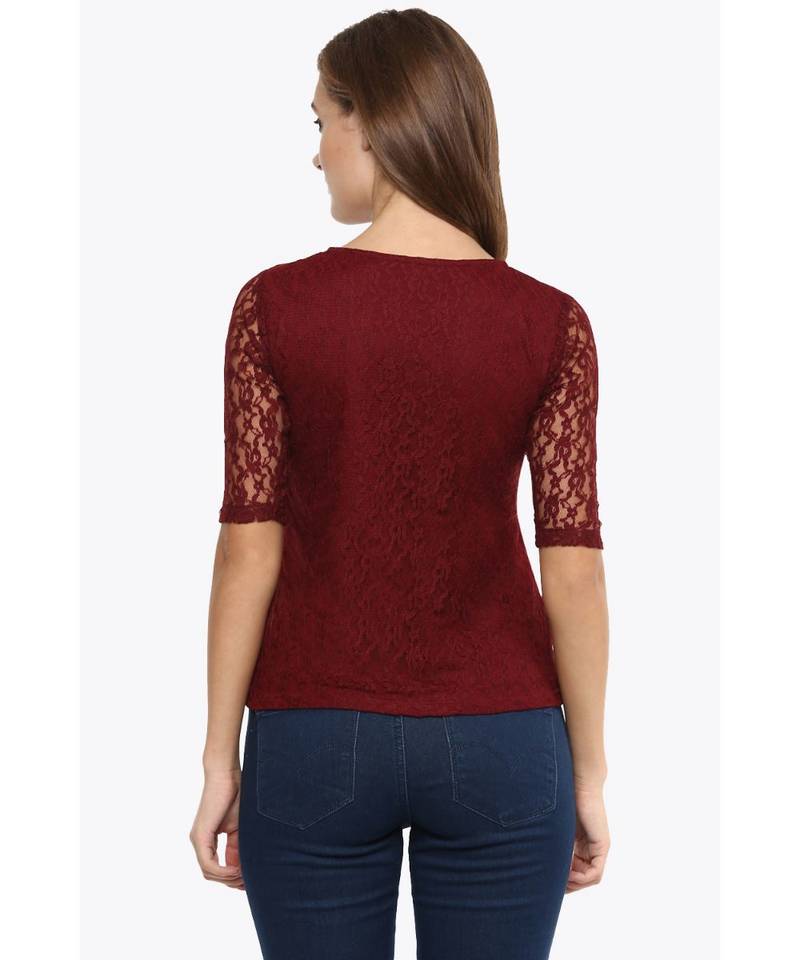 Lace Get Going Crop Top