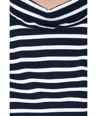 Be In Line Striped Turtle Neck Top 5