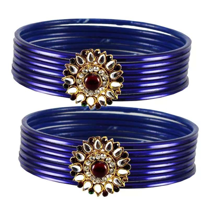 Striking Bangles Color Dark Blue