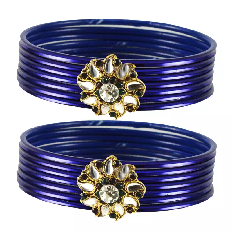 Fashionable Bangles Color Dark Blue