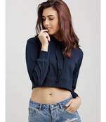 Believe Me In Hooded Crop Top