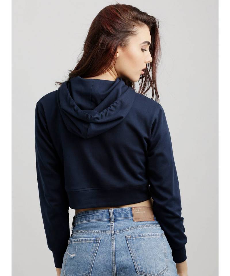 Believe Me In Hooded Crop Top