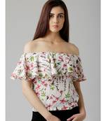Feel The Burn Floral Bardot Top