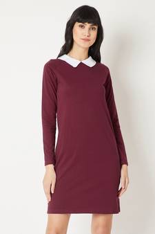 Way To Collared Shift Dress