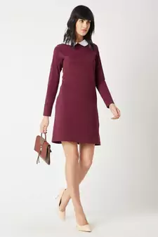 Way To Collared Shift Dress
