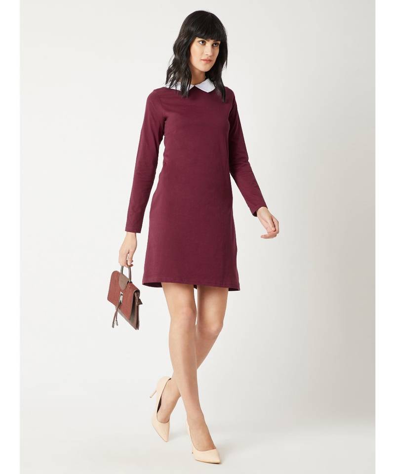 Way To Collared Shift Dress