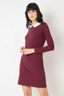 Way To Collared Shift Dress