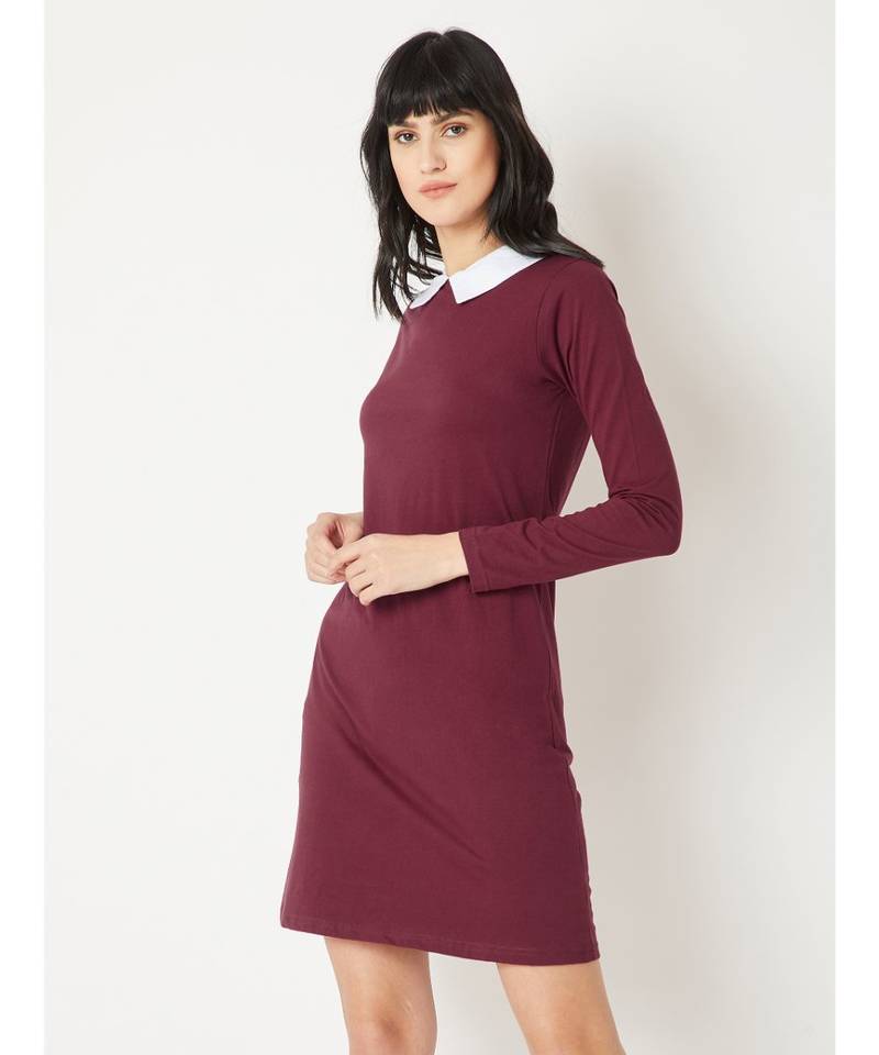 Way To Collared Shift Dress