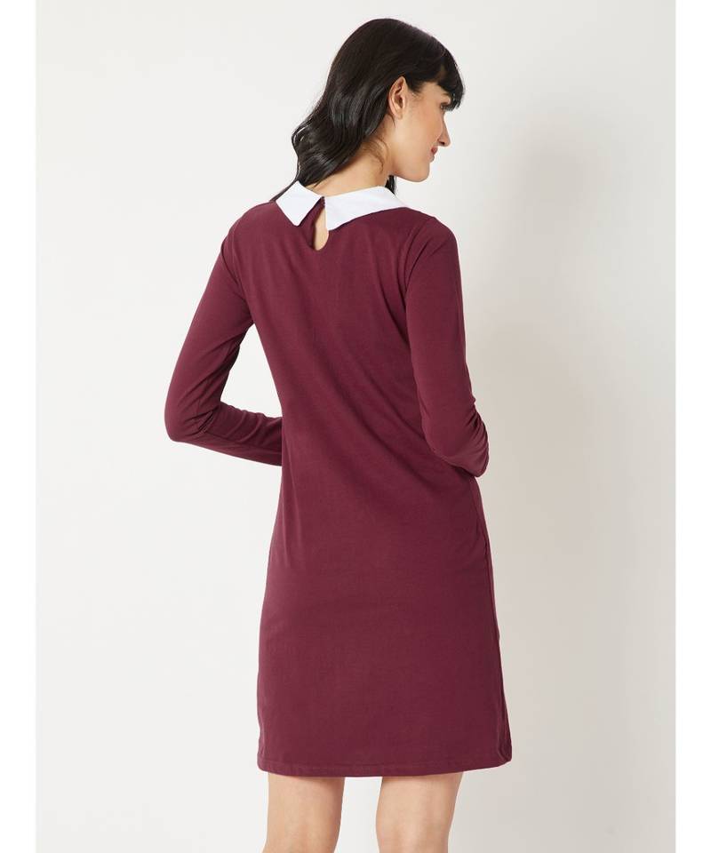 Way To Collared Shift Dress