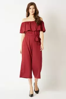 Go Your Own Way Bardot Jumpsuit