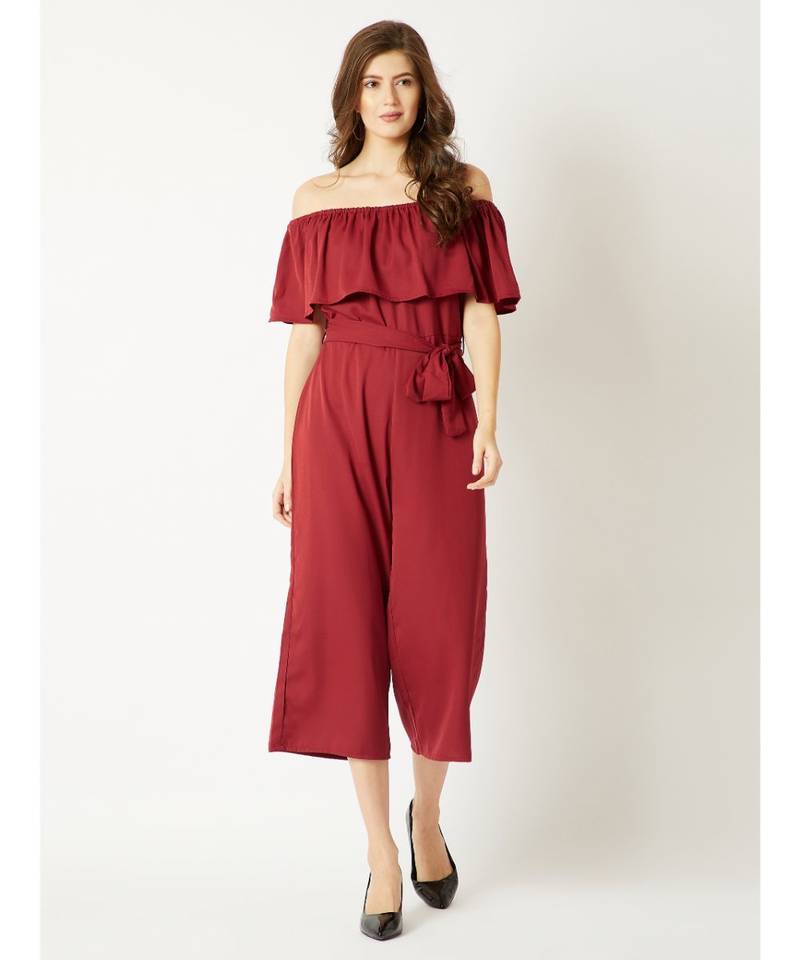 Go Your Own Way Bardot Jumpsuit