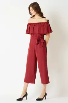 Go Your Own Way Bardot Jumpsuit