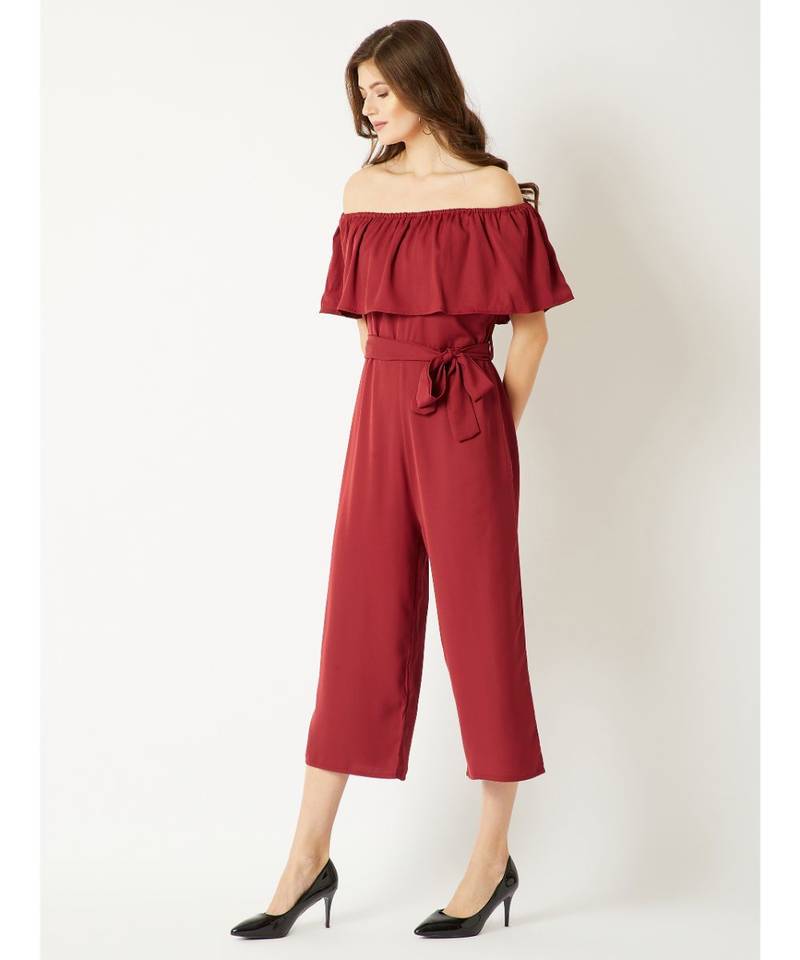 Go Your Own Way Bardot Jumpsuit