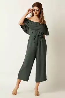 Go Your Own Way Bardot Jumpsuit
