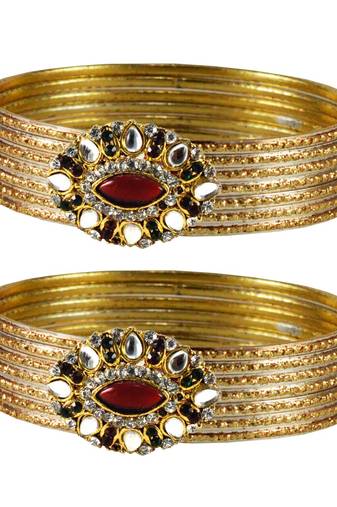 Designer Bangles Color Gold