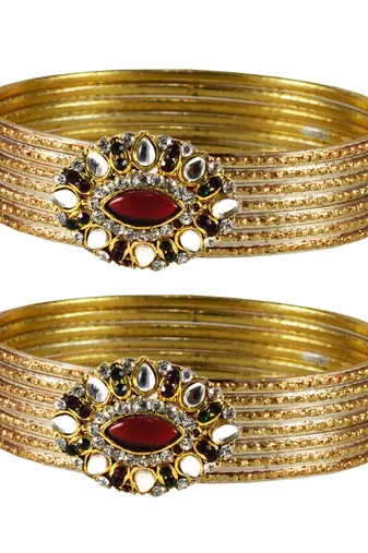 Designer Bangles Color Gold