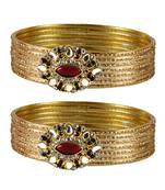 Designer Bangles Color Gold