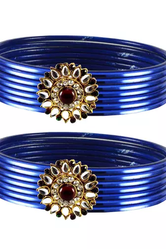 Unique Bangles Color Blue