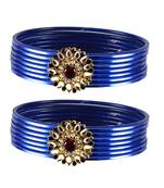 Unique Bangles Color Blue
