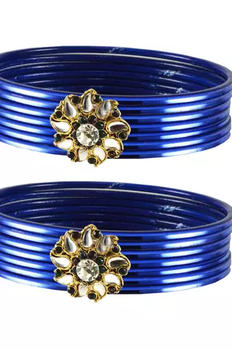 Antiqe Bangles Color Blue