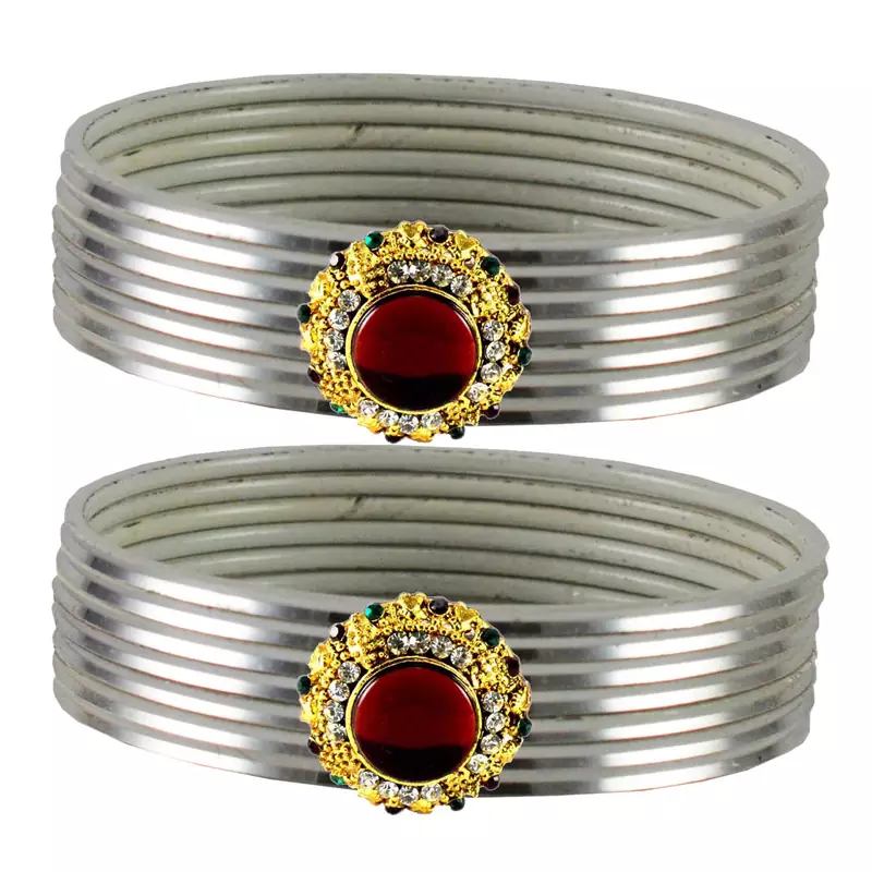 Designer Bangles Color White