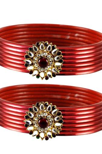 Elegant Bangles Color Red